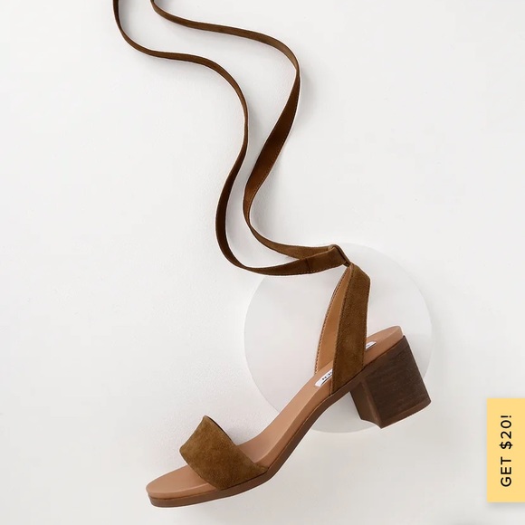 Steve Madden Lace Up Sandal Heels - Picture 4 of 8